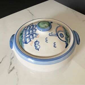 Casserole Server - Ship & Whale by M.A. Hadley